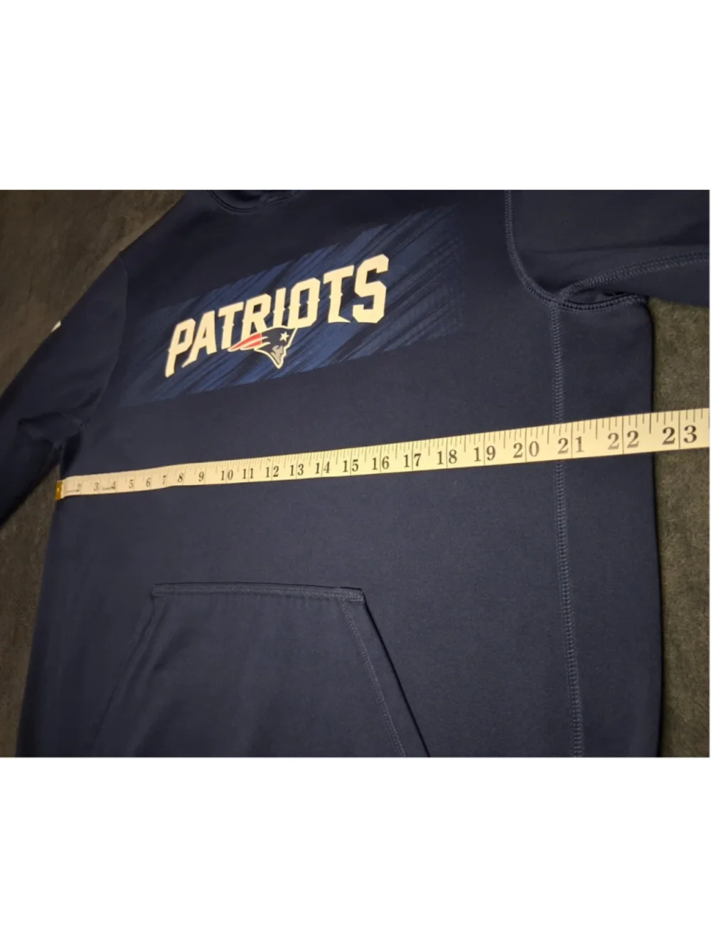 New England Patriots Men's Medium Hoodie Nike NFL Training Equipment Navy Blue